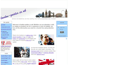 Desktop Screenshot of london-guides.co.uk