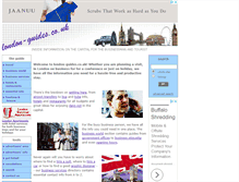 Tablet Screenshot of london-guides.co.uk